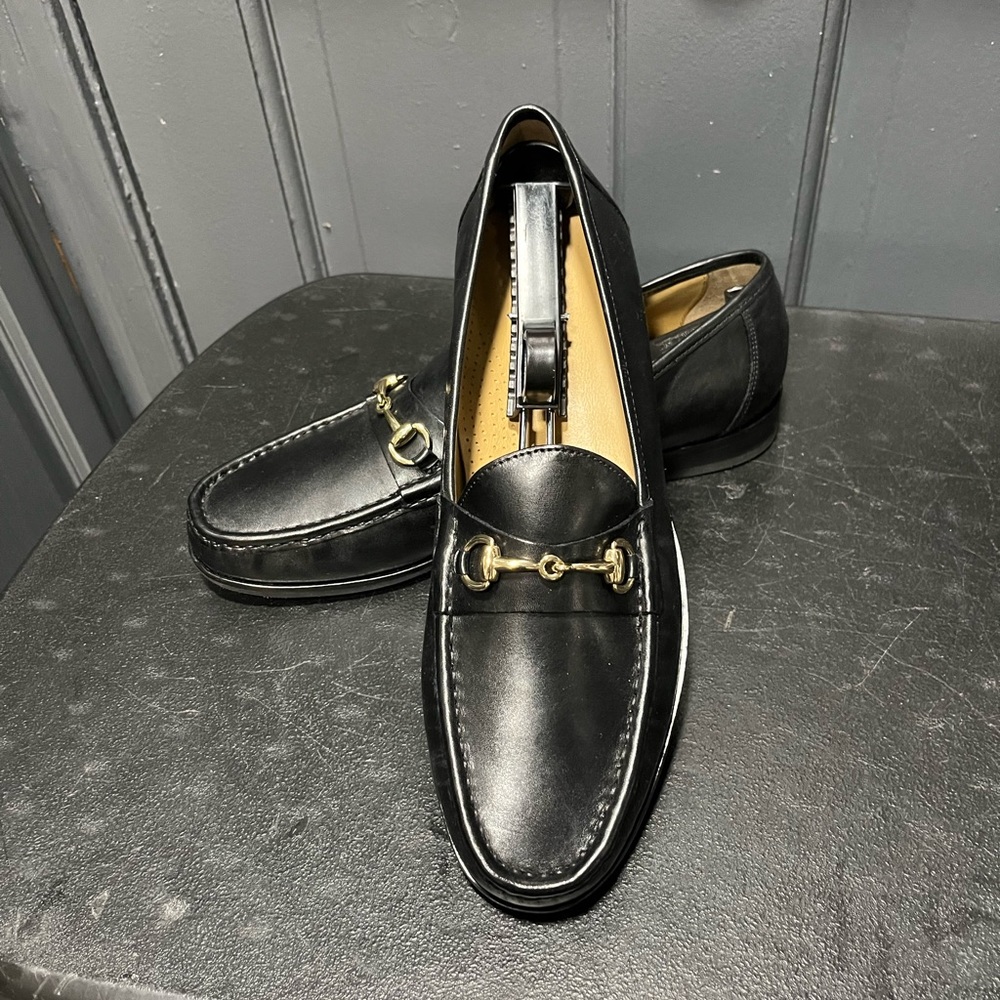 Cole Haan Shoes Men Size 10 Horse-Bit Loafer Black